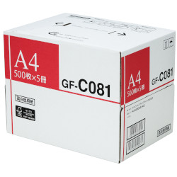 Fp 81.4g/m2 GF-C081 A4 500~5/(4044B002)