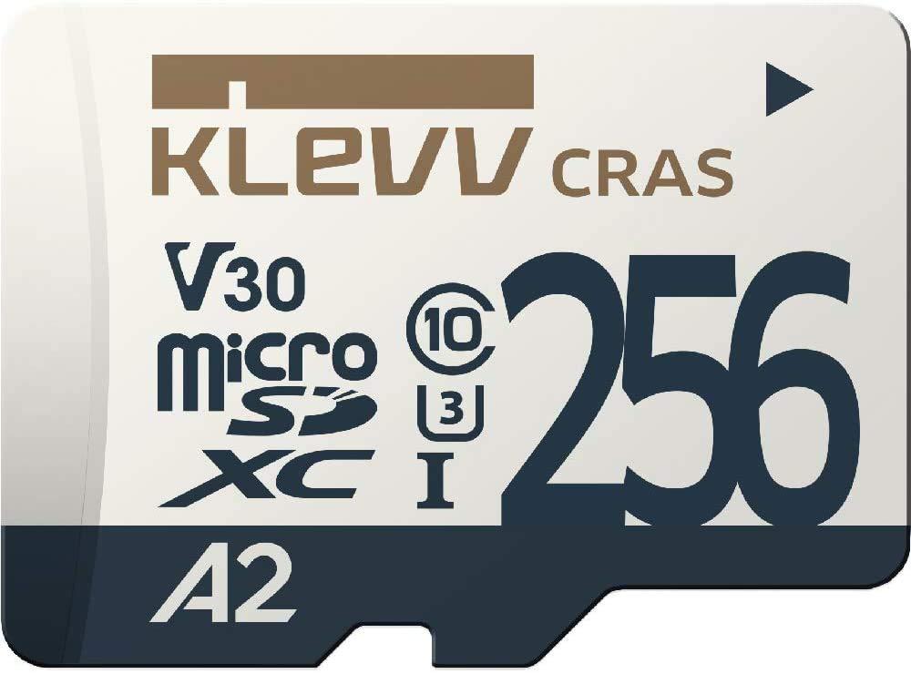 KLEVV microSDXC 256GB UHS-I U3 V30 A2 őǍ:100MB/s 4KΉ Nintendo Switch mF ivۏ K256GUSD6U3-CA