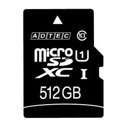 ADTEC microSDXC 512GB UHS1 SDϊADPt / AD-MRXAM512G/U1(AD-MRXAM512G/U1) AhebN