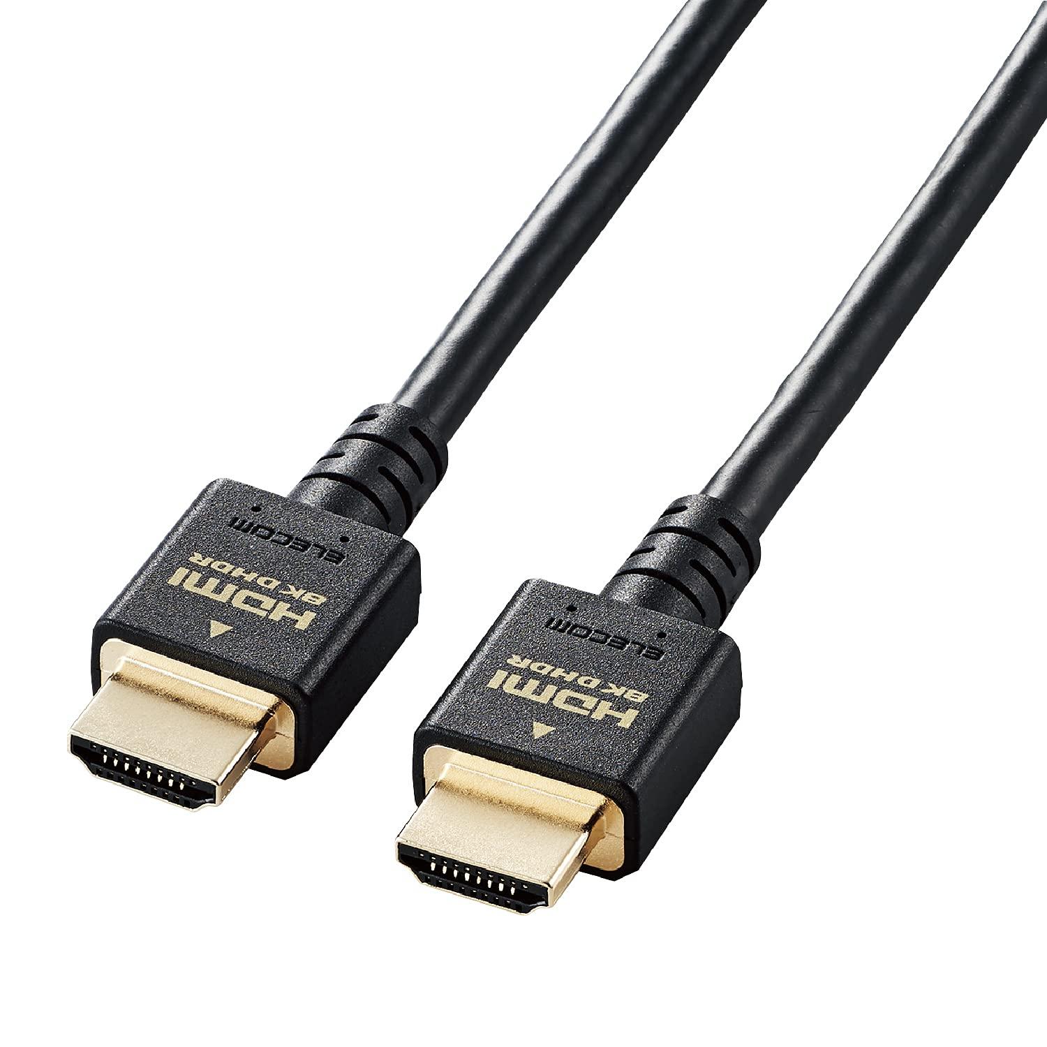 HDMIP[u/HDMI2.1/EgnCXs[h/3.0m/ubN(CAC-HD21E30BK) ELECOM GR