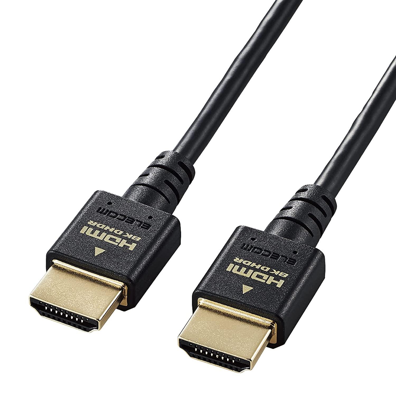 HDMIP[u/HDMI2.1/EgnCXs[h/X/1.5m/ubN(DH-HD21ES15BK) ELECOM GR