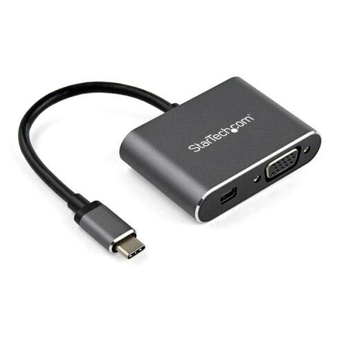 StarTech.com USB Type-C }`ϊA_v^ Mini DisplayPort(4K/60Hz)܂VGAo A~➑ HDRΉ CDP2MDPVGA