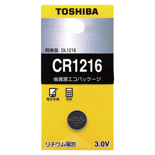 RC``Edr 1pbN CR1216EC  `Edr 3V CR1216 EC TOSHIBA 