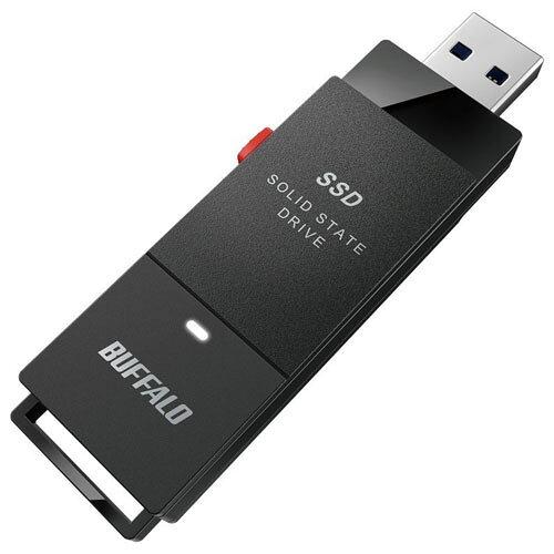 PCΉ USB3.2(Gen2)TV^ XeBbN^ TypeCt(SSD-SCT1.0U3-BA) BUFFALO obt@[