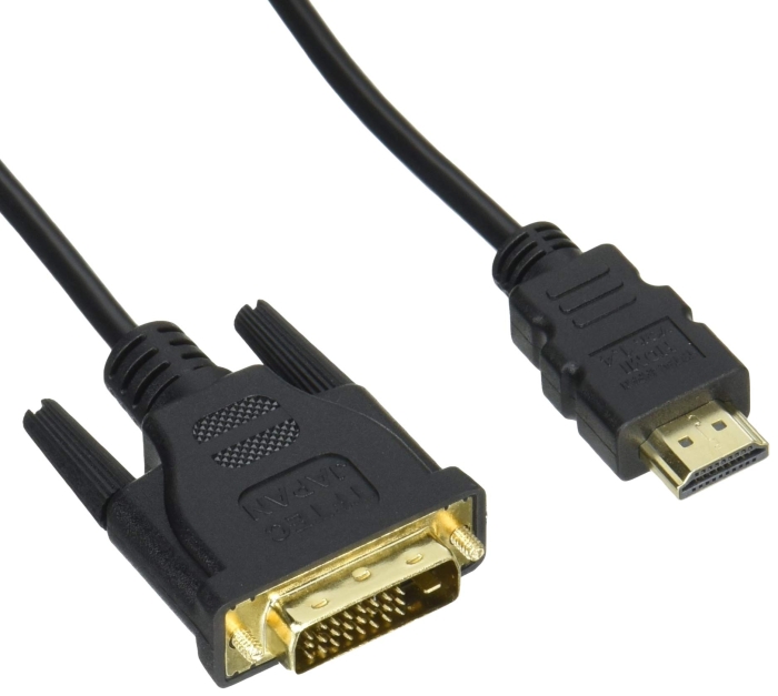 ϊlDVI-D to HDMI 1.8mɍ׋bLP[uDVHD-18GS(DVHD-18GS) HENKANMEIJIN
