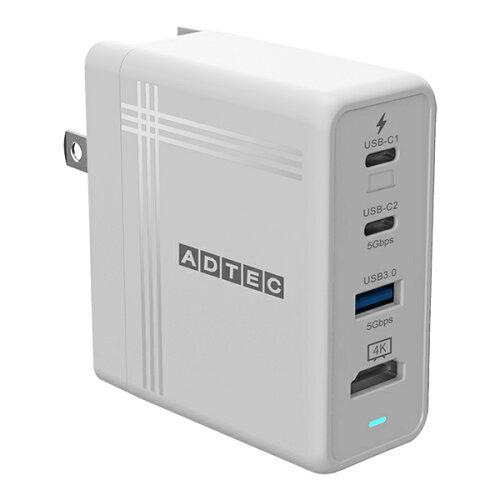 ADTEC PDΉ 4Ko USB Hub AC[d 74W White / APD-V074AC2H-WH(APD-V074AC2H-WH) AhebN