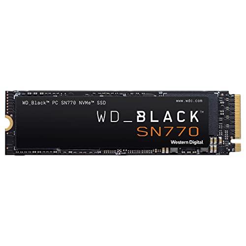 WD BLACK SN770 SSD M.2 PCIe Gen 4 x4 with NVM Express 2TB(WDS200T3X0E) WESTERN DIGITAL