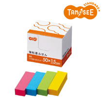 【ECJOY!】 オリジナル TANOSEE 強粘着ふせん 50×15mm 混色 100枚×20冊入(S5015AS-20)【特価￥660】