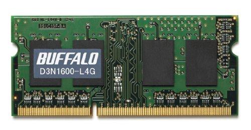 D3N1600-L4G [SODIMM DDR3L PC3-12800 4GB] PC3L-12800(DDR3L-1600)Ή 204PIN DDR3 SDRAM S.O.DIMM 4GB(D3N1600-L4G) BUFFALO obt@[