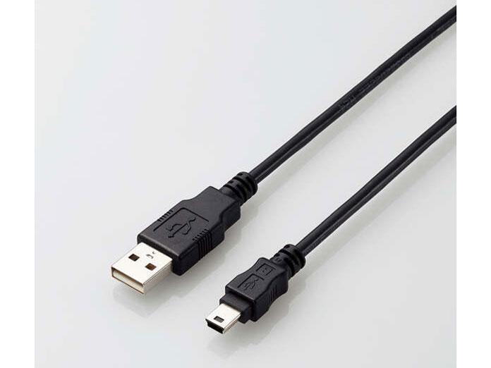 USB2.0P[u/A-miniB^Cv/dlŒ/0.5m/ubN(U2C-AM05BK/ID)