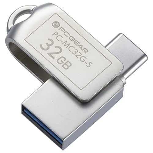I[d@ PCGEAR_USB[ 32GB TypeCTypeAΉ PC-MC32G-S 01-0063 OHM