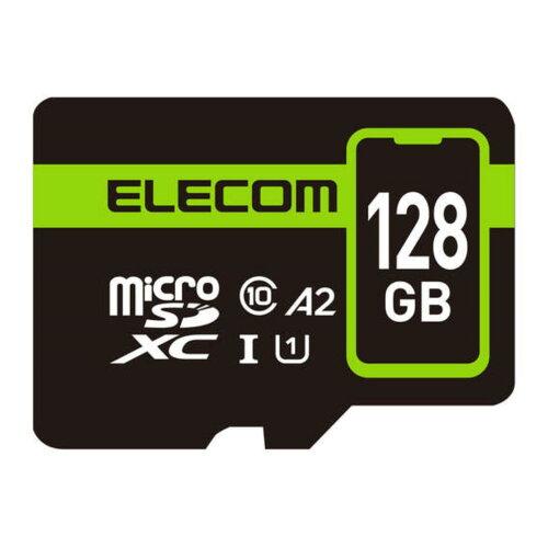 MicroSDXCJ[h/f[^T[rX2Nt/UHS-I U1 90MB/s 128GB(MF-SP128GU11A2R) ELECOM GR
