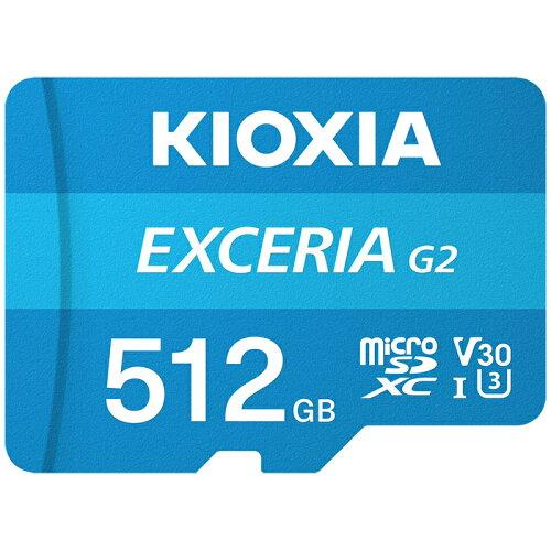 [i]KIOXIA KMU-B512G microSDXCJ[h EXCERIA G2 512GB(KMU-B512G) TOSHIBA 