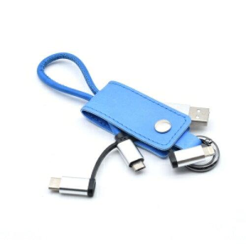 Keycase Cable 3in1 Blue KC3IN1-BL(KC3IN1-BL)