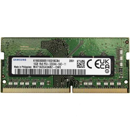 PC4-25600 DDR4-3200 16GB (2048Mx8) m[gPCp 260pin Unbuffered SO-DIMM M471A2G43AB2-CWE 3200D4N-16G-S