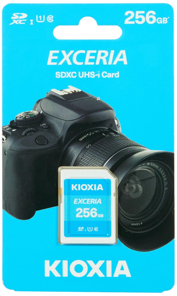 256GB SDXCJ[h SDJ[h EXCERIA Class10 UHS-I U1 R:100MB/s COe[ LNEX1L256GG4