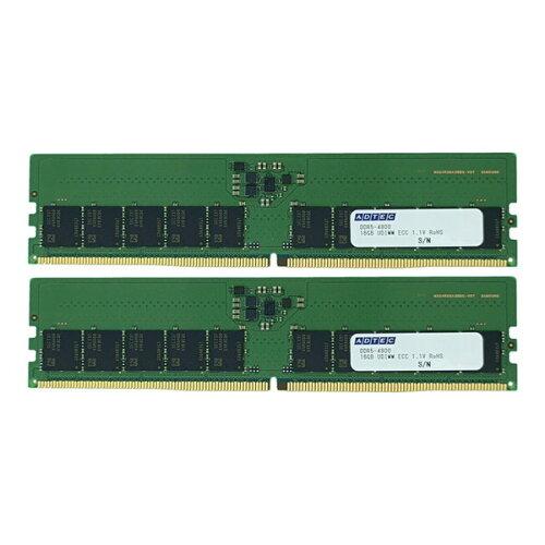 ADS4800D-E16GSBW DDR5-4800 UDIMM ECC 16GBx2 1Rx8(ADS4800D-E16GSBW) AhebN