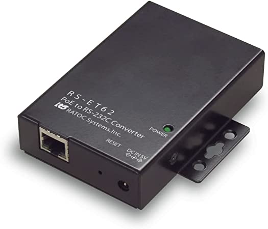 PoE to RS-232C Ro[^[(RS-ET62)