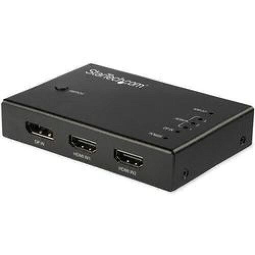 StarTech.com 41oHDMIfBXvCؑ֊ 3x HDMI/1x DisplayPort 4K60HzΉ }`|[gHDMIZN^[ ؑ֋@\t VS421HDDP X^[ebN(STARTECH.COM)