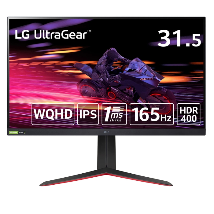 LG Q[~Oj^[ UltraGear 32GP750-B 31.5C`/WQHD(2560~1440)/IPS/1ms(GTG)/165Hz /G-SYNC CompatibleAFreesync Premium/HDR400Ή/HDMI~2ADisplayPort/s{bgA/3NSEP_ۏ LG LGdq