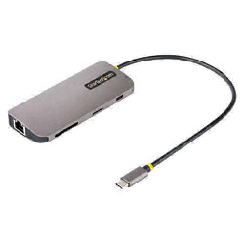 X^[ebN StarTech.com }`|[gA_v^[/USB Type-Cڑ/VOj^[/4K60Hz HDMI/100W USB Power DeliverypXX[/3x USB-A (5Gbps) nu/GbE/SD  MicroSDJ[h[_[/eOSΉ/30cmP[u/^CvCϊ@\nu 115B-USBC-MULTIPORT