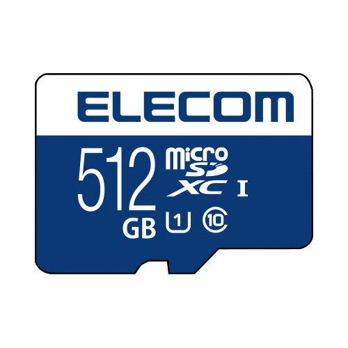 MicroSDXCJ[h 512GB MF-MS512GU11R ELECOM GR