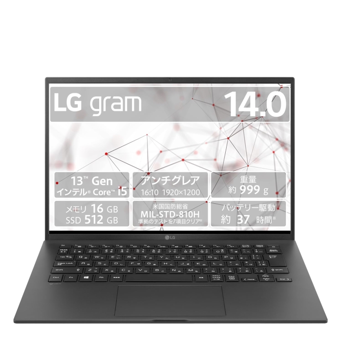 14ZB90R-NP55J LG LG gram Windows 11 Pro 14.0^iC`j Core i5 16GB SSD 512GB 1920~1200 WebJL Bluetooth v5.1 1.6`2.0kg ubNn
