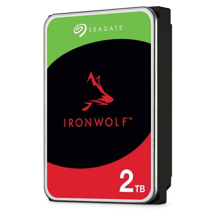 Ironwolf(NAS HDD) 3.5inch SATA 6GB/s 2TB 5400RPM 256MB 512E (ST2000VN003)