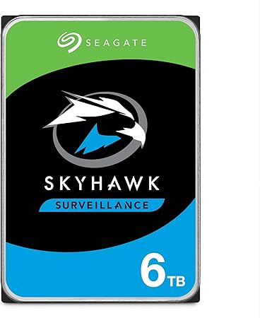 ST6000VX009 Skyhawk 3.5inch SATA 6GB/s 6TB 5400RPM 256MB 512E(ST6000VX009)