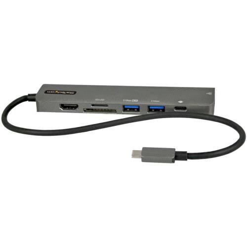 StarTech.com USB Type-C}`ϊA_v^[/4K60Hz HDMI 2.0/100W USB PD/SD  microSD Xbg/2|[gUSB 3.0 nu/MKrbgLLAN/^CvCΉ}`nu/{̈̌^30cmP[u DKT30CHSDPD1