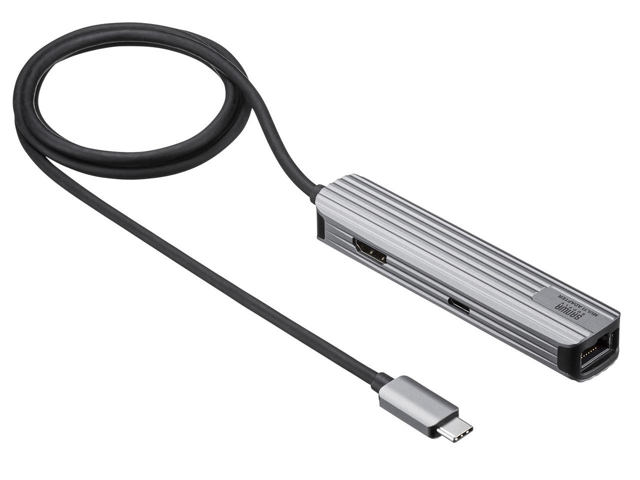 USB-3TCHLP7S-1 USB Type-C}`ϊA_v^(HDMI+LANt)(USB-3TCHLP7S-1) SANWASUPPLY TTvC