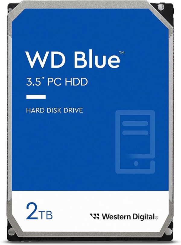 WD20EARZ WD Blue SATA 6Gb/s 64MB 2TB 5400rpm 3.5inch CMR(WD20EARZ) WESTERN DIGITAL