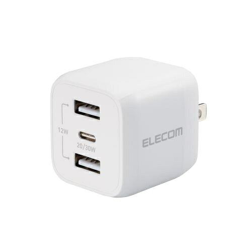 AC[d/32W/USB-C1|[g/USB-A2|[g/zCg(MPA-ACCP4032WH) ELECOM GR