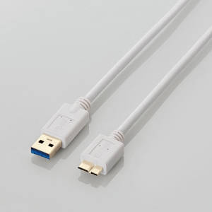 USB3.0P[u(A-microB)/0.5m/zCg(USB3-AMB05WH)
