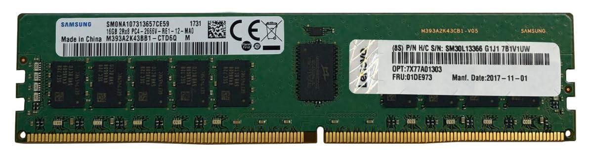 8GB TruDDR4 3200MHz(1Rx8 1.2V) ECC UDIMM(4X77A77494)