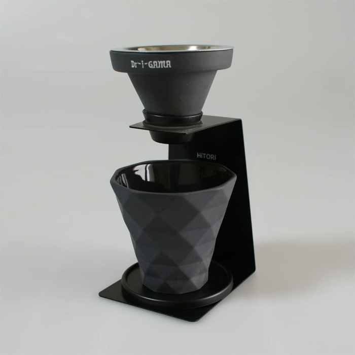 y2019Vz1t̔hbv! 1cup Coffee Dripper HiTORi stand ubN (CDH002-B) VmXJCEC^[iVi
