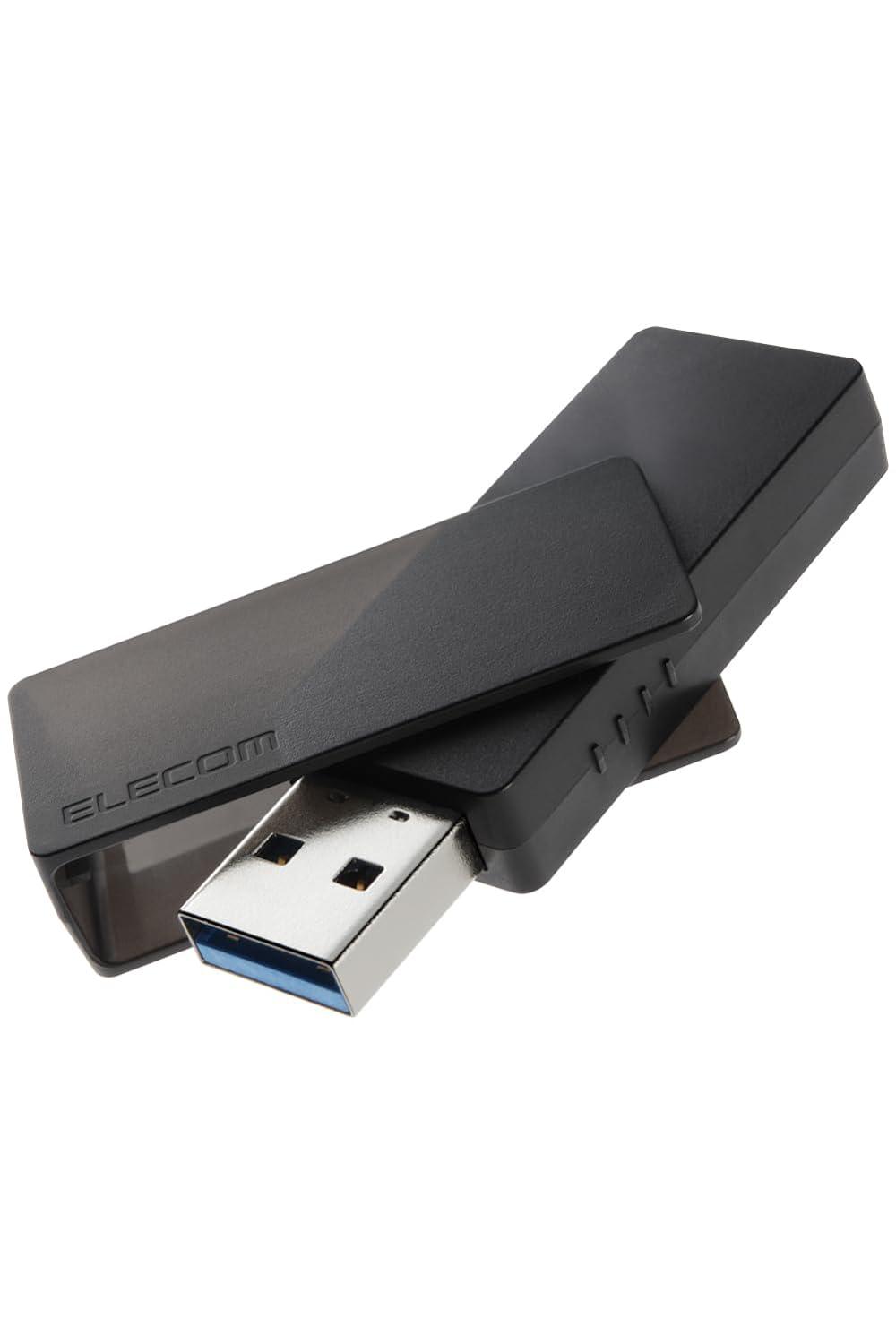 USB/USB3.2(Gen1)/USB3.0Ή/]/128GB/ubN(MF-RMU3B128GBK) ELECOM GR
