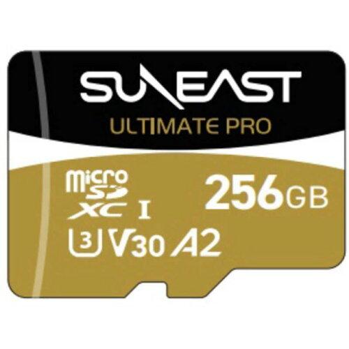 ULTIMATE PRO microSDXC UHS-I Card GOLD 256GB V30(SE-MSDU1256B185) SUNEAST