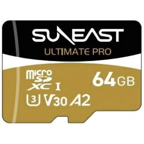 ULTIMATE PRO microSDXC UHS-I Card GOLD 64GB V30(SE-MSDU1064B185)
