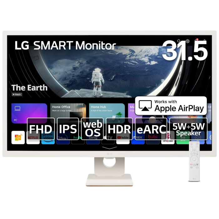 webOSΉ 31.5C`tHD(1920x1080) IPSpl SMART Monitor 32SR50F-W [31.5C` zCg] LG LGdq