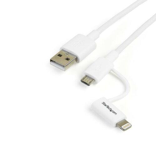Apple Lightning/ Micro USB - USBP[u 1m zCg iPhone/iPod/iPa(LTUB1MWH) Startech