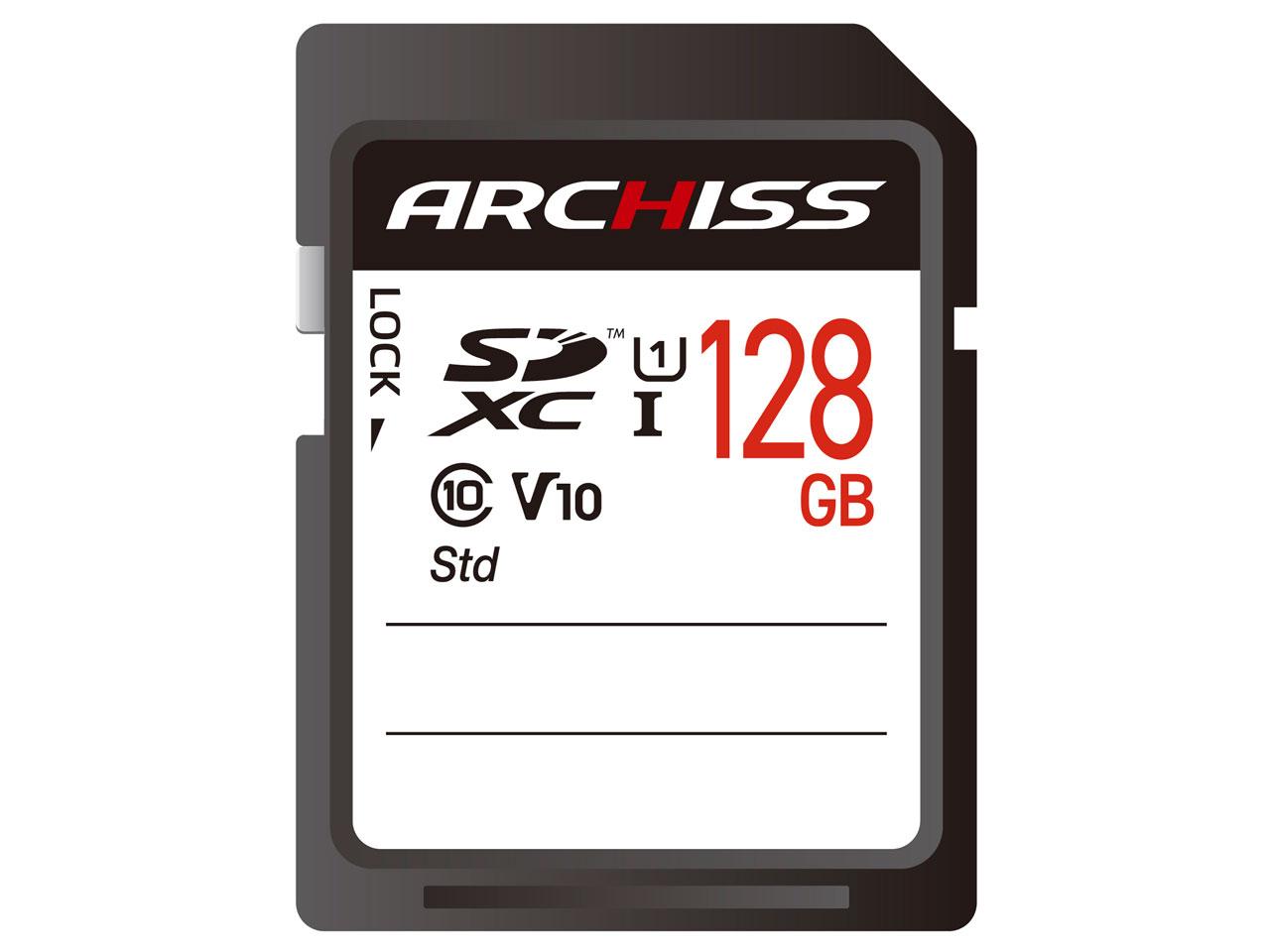 SDXC Card 128GB UHS-I Class10 Paper Package(AS-128GSD-SU1) ARCHISS
