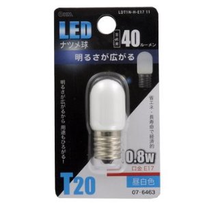 LEDd ic 0.8W F (S 40lm) E17 LDT1N-H-E17 11 LDT1N-H-E17 11 OHM I[d@