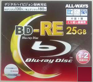 yPizBD-RE/BD-RE/Blu-ray/u[C 2{ 25GB(Ж1wJJGV^p) CPRM 1