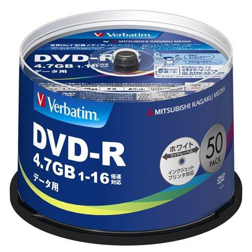 DVD-R(Data) 1L^p 4.7GB 1-16{ 50XshP[X50P IJPΉ(DHR47JP50V4)