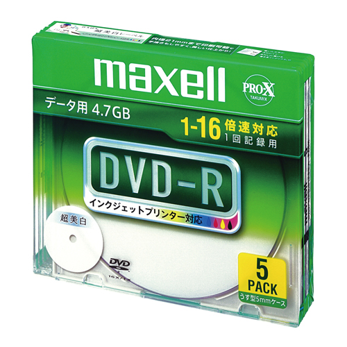 f[^p1-16{DVD-R4.7GBv^u5pbN1vP[X (DR47WPD.S1P5S A)