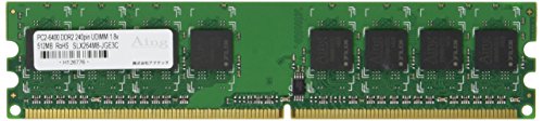 ADS6400D-512 (DDR2 PC2-6400 512MB) fXNgbvp[ [DDR2 PC2-6400(DDR2-800) 512MB(512MBx1g) 240PIN] 6Nۏ ADS6400D-512 ADTEC