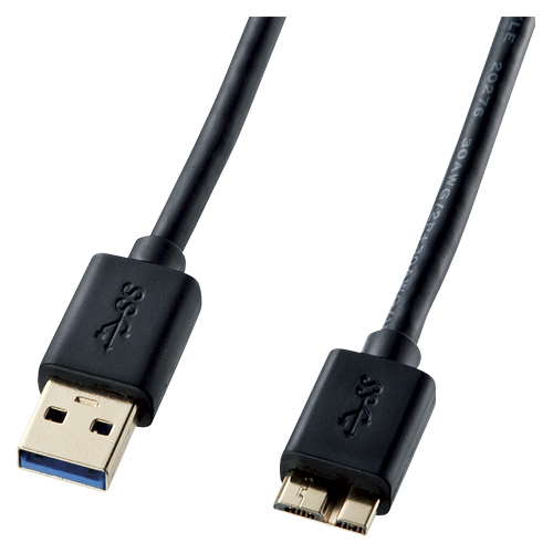USB3.0}CNP[u(A-MicroB)1m@iԁFKU30-AMC10BK