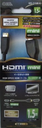 05-0286 HDMI 1.4~jP[u 1.5m VIS-C15M-K OHM I[d@