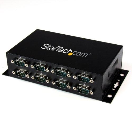 8 Port USB to DB9 RS232 Serial Adapter Hub - Industrial DIN Rail and Wall Mountable(ICUSB2328I)